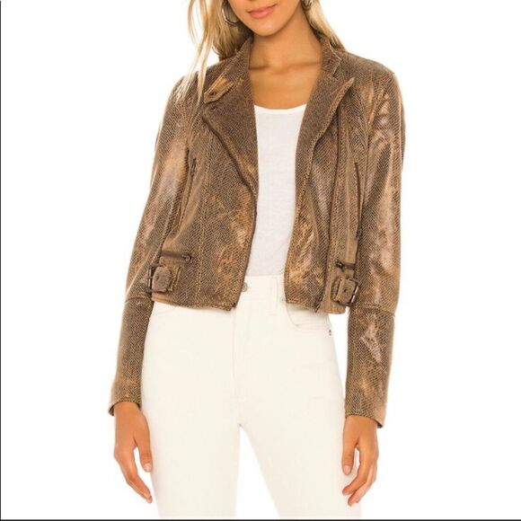 NWOT Vegan leather jacket size L - Picture 5 of 8